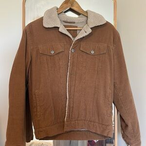 John Galt corduroy Sherpa jacket